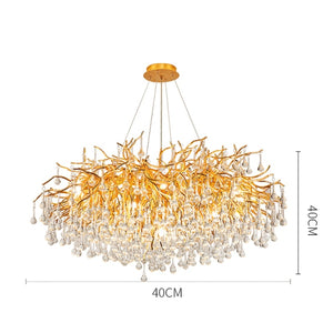Open image in slideshow, Nordic LED Luxury Chandelier Lighting Living Room LOFT Restaurant Kitchen Crystal Hanging Lamps Hotel Ceiling Chandeliers Lamp
