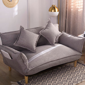 Open image in slideshow, Small Apartment Simple Modern Sofa Couch Japanese Style Adjustable FoldableLoveseat Living Room Reclining Multifunctional Sofa
