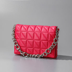 Open image in slideshow, Soft Pu Leather Chain Shoulder Bag Brand Design Casual Women Purses and Handbag Green Clutch Tote Bags for Women High Quality
